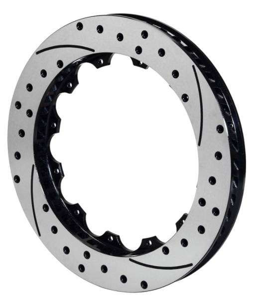Wilwood - Wilwood Rotor GT Curved Vane Rotor Spec-37 Iron 72 CV 12 x 8.75 Right Hand Side - 160-14635-BK