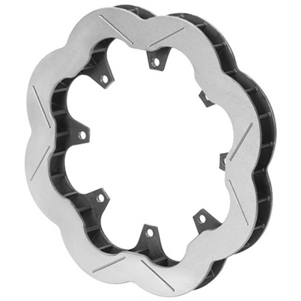 Wilwood - Wilwood Super Alloy Scalloped Slotted Rotor 11.75in Diameter 32 Vane Count 8x7in Rotor Bolt Circle - 160-15840