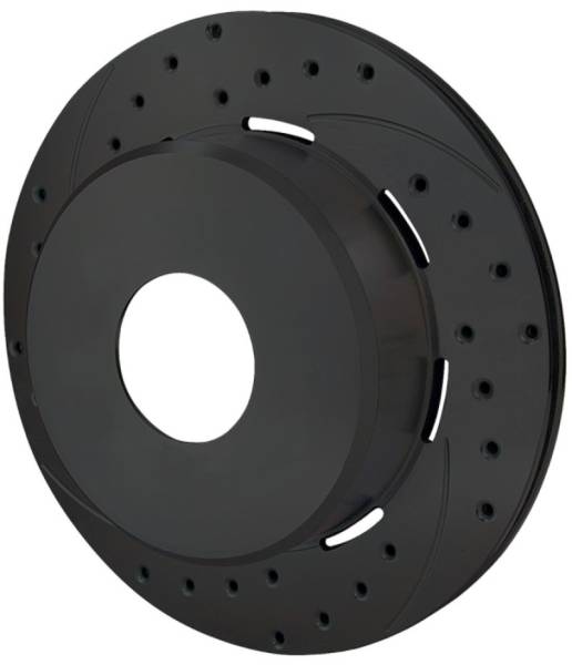 Wilwood - Wilwood Rotor-1.91in Offset-SRP-BLK-Drill-RH 12.19 x .810 - Blank - 160-6972-BK
