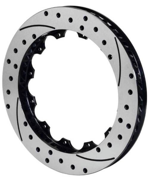 Wilwood - Wilwood Rotor-SRP48 SPC-37-RH-BLK-Drill 13.06 x 1.25 - 12 on 8.75in - 160-7798-BK