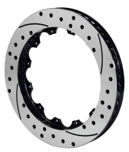Wilwood - Wilwood Rotor-SRP48 SPC-37-LH-BLK-Drill 13.06 x 1.25 - 12 on 8.75in - 160-7799-BK
