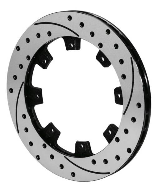 Wilwood - Wilwood Rotor-SRP36 SPC-37-RH-BLK-Drill 12.00 x .810 - 8 on 7.00in - 160-8496-BK