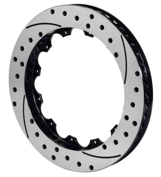Wilwood - Wilwood Rotor-GT60 SPC-37-LH-Drill-Blk 16.00 x 1.38 - 12 on 10.75in - 160-8956-BK