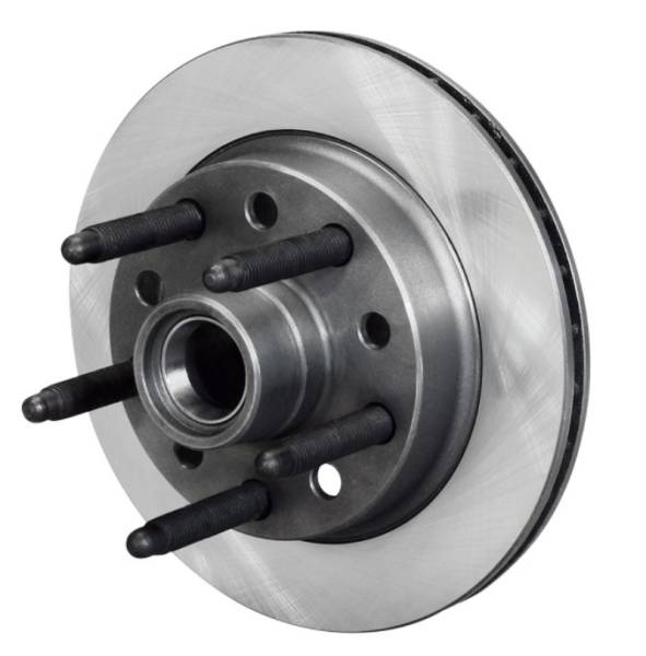 Wilwood - Wilwood Rotor-Vented w/ Hub & Long Studs 10.15. x 0.81 - 5 on 5.00in-Hybrid - 160-9240LS