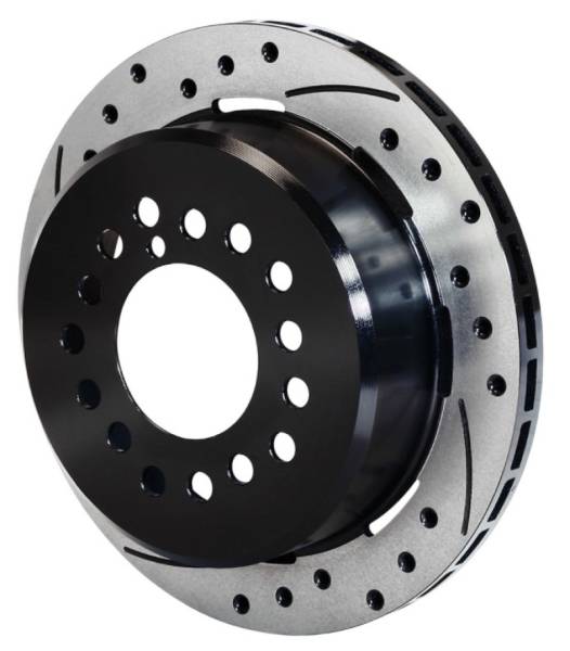 Wilwood - Wilwood Rotor-1.91in Offset-SRP-BLK-Drill-LH 12.19 x .810 - 5 Lug - 160-9813-BK