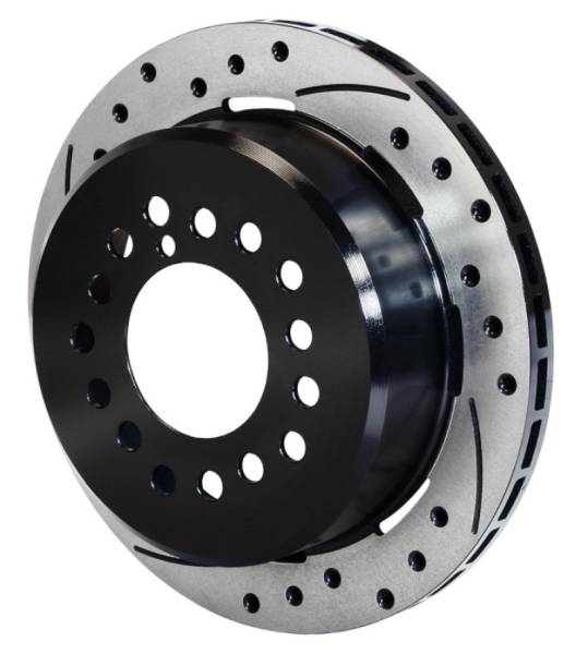 Wilwood - Wilwood Rotor-1.91in Offset-SRP-BLK-Drill-RH 12.19 x .810 - 5 Lug 3.12in Reg-C10 - 160-9989-BK