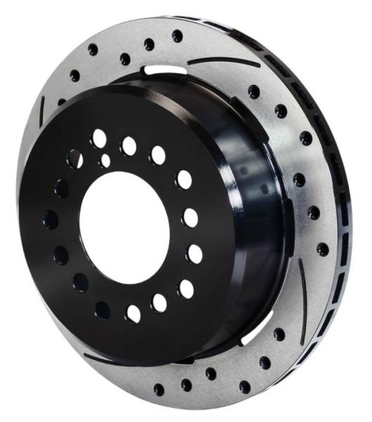 Wilwood - Wilwood Rotor-1.91in Offset-SRP-BLK-Drill-LH 12.19 x .810 - 5 Lug 3.12in Reg-C10 - 160-9990-BK