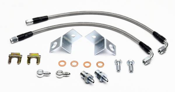 Wilwood - Wilwood Flexline Kit Rear 2005-08 Ford Mustang w/ Combination Parking Brake Caliper - 220-10417