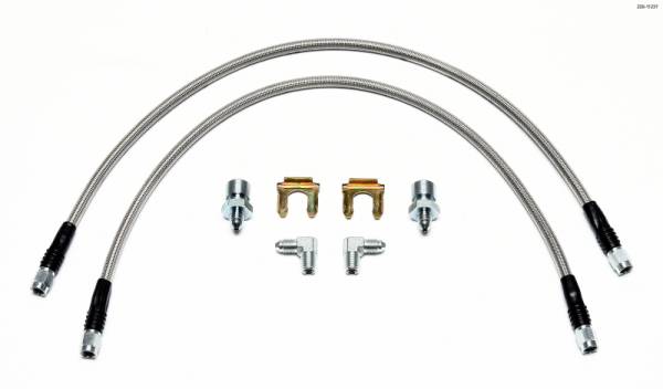 Wilwood - Wilwood Flexline Kit 22 inch 3/8-24 to 90 Degree - 220-11237