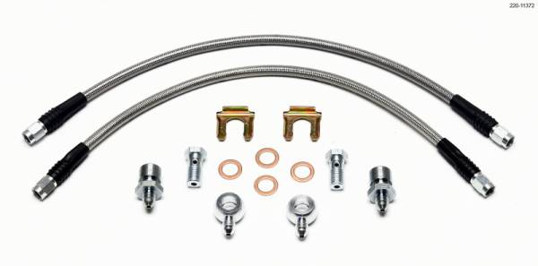 Wilwood - Wilwood Flexline Kit D52 Caliper 16in w/ Banjo 7/16-20 - 220-11372