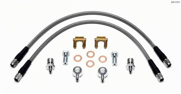 Wilwood - Wilwood Flexline Kit D52 Caliper 18in w/ Banjo 7/16-20 - 220-11373