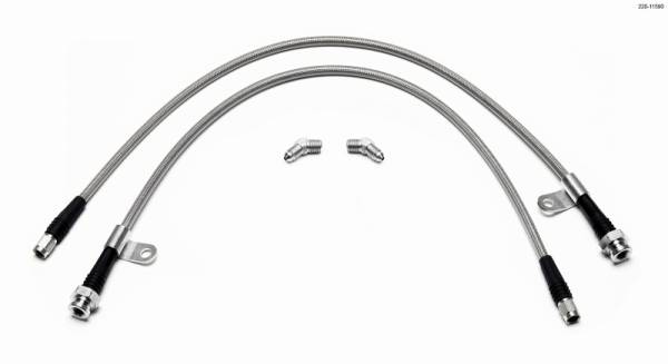 Wilwood - Wilwood Flexline Kit Front Nissan 370Z/Fiti G37 w/ SL4 or SL6 Caliper - 220-11590