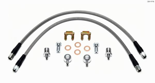 Wilwood - Wilwood Flexline Kit D52 Caliper 20in w/ Banjo 7/16-20 - 220-11718