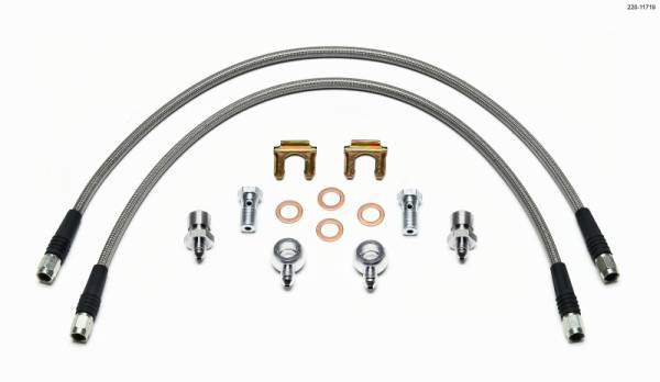 Wilwood - Wilwood Flexline Kit D52 Caliper 22in w/ Banjo 7/16-20 - 220-11719