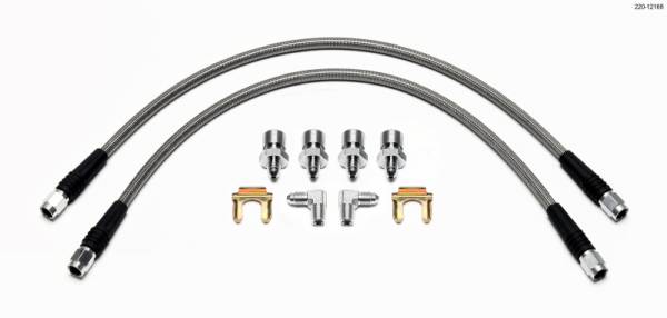 Wilwood - Wilwood Flexline Kit Front 1965-1969 Ford Mustang - 220-12168