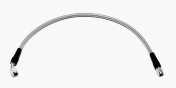 Wilwood - Wilwood 18in OAL Flexline -3 Hose to -3 Female 45 Degree - 220-12324