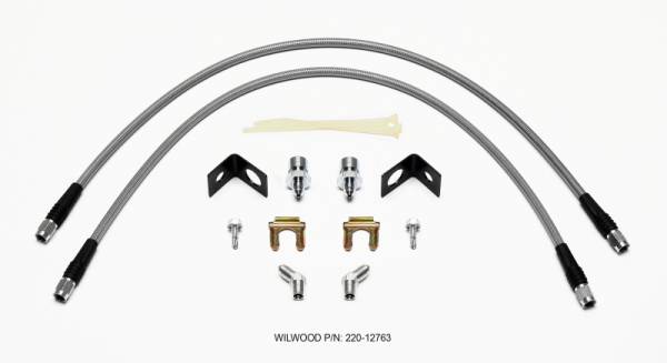 Wilwood - Wilwood Flexline Kit Front Jeep Wrangler 22 inch - 220-12763