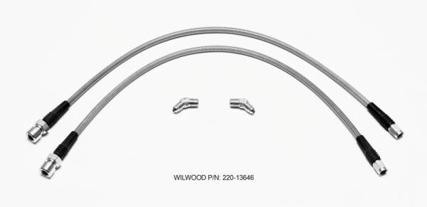 Wilwood - Wilwood Flexline Kit Front 07-11 BMW 3 Series - 220-13646
