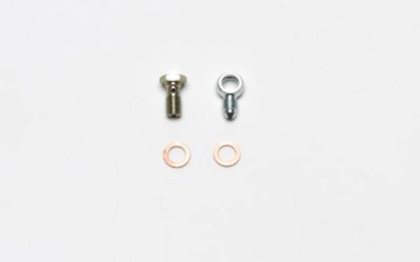 Wilwood - Wilwood Fitting Kit -3 Male w/ 3/8-24 Banjo Bolt (For Banjo Outlet Master Cylinders) - 220-13674