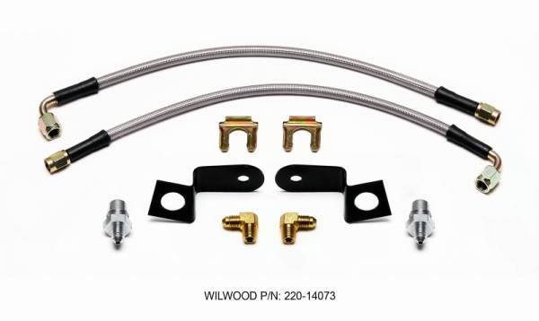 Wilwood - Wilwood Flexline Kit 14in. M10-1.00 90 Deg - 220-14073