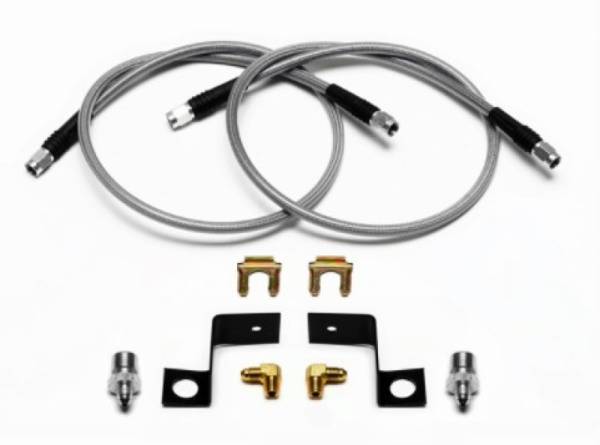 Wilwood - Wilwood Flexline Kit 30 inch -3 M10-1.0 IF 1/8 NPT 90 Degree - 220-14112