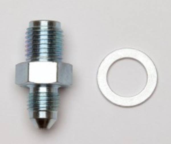 Wilwood - Wilwood Fitting Kit Adaptor -3 JIC to 7/16-20 Male w/ Crush Washer - 220-14204