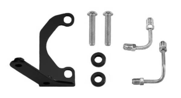 Wilwood - Wilwood Tandem Remote Master Cylinder to Prop valve Bracket L/H & Line Kit - 220-14247