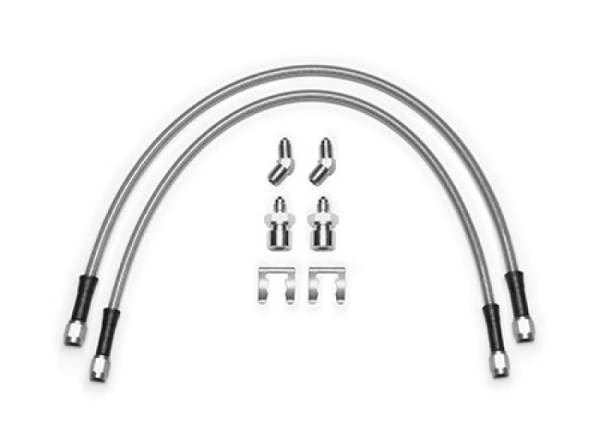 Wilwood - Wilwood 18-22 Jeep JL Flexline Kit 20in -3 M10-1.0 IF 1/8-27 NPT Straight 45 Degree - 220-16180