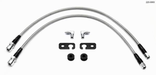 Wilwood - Wilwood Flexline Kit 2002 Acura RSX 5 Lug w/ Forged Dynalite Front Caliper - 220-6860
