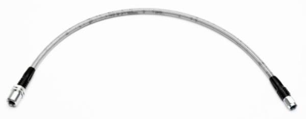 Wilwood - Wilwood 20in OAL Flexline -3 Hose to M10 by 1.00 IF Deep Female DOT - 220-8840