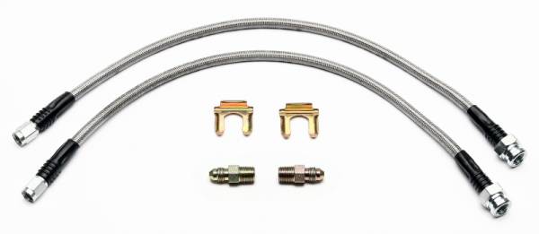 Wilwood - Wilwood Flexline Kit Front 1995-98 Nissan 240SX w/ FSL4 Caliper - 220-9199