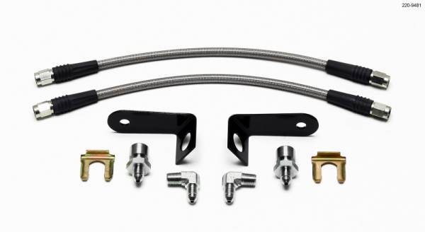 Wilwood - Wilwood Flexline Kit Front Kit Car w/FSL4 Caliper - 220-9481