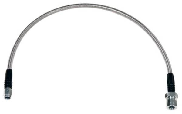 Wilwood - Wilwood 22in OAL Flexline -3 Hose to M10 by 1.00 IF Bubble Flare - 220-9684