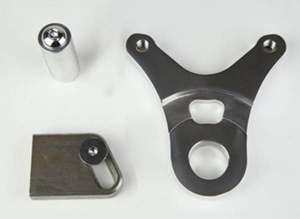 Wilwood - Wilwood Caliper Mounting Kit Chrome w/Bracket GP310 Sprocket Brake 48 Tooth - 250-10177-P