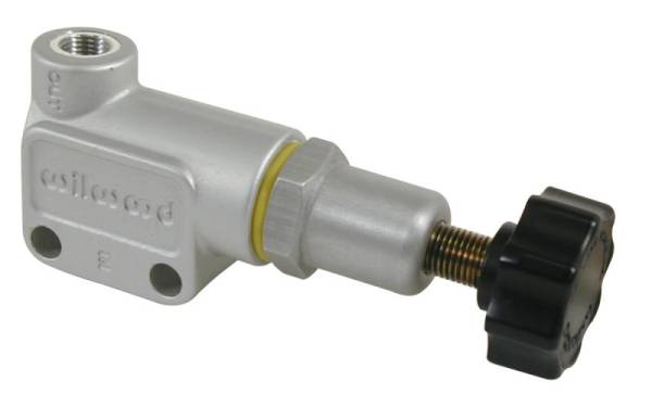 Wilwood - Wilwood Proportioning Valve - Knob Adjust 3/8-24 IF Inlet & Outlet - 260-10922