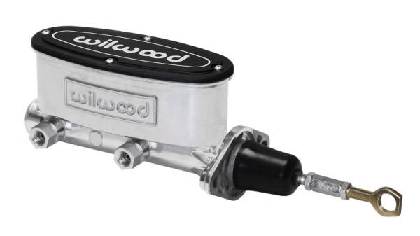Wilwood - Wilwood High Volume Tandem M/C - 7/8in Bore Ball Burnished-W/Pushrod - Early Mustang - 260-12900-P