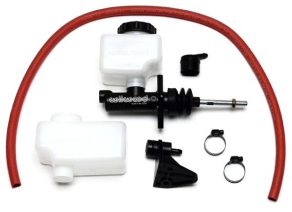 Wilwood - Wilwood Short Remote M/C Kit 1in Bore 3/8in-24 Banjo Outlet - 260-13622