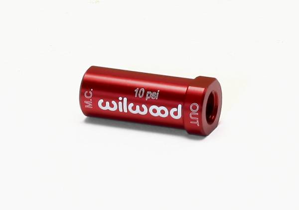 Wilwood - Wilwood Residual Pressure Valve - New Style 10# / Red - 260-13707
