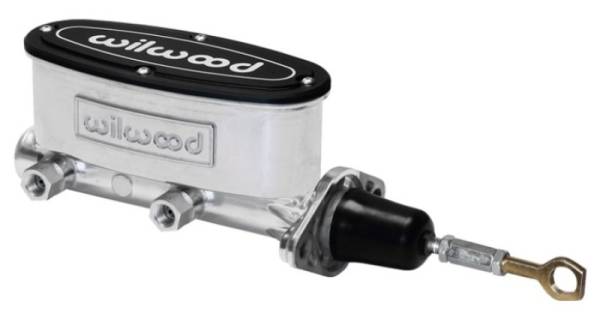 Wilwood - Wilwood High Volume Tandem M/C - 15/16in Bore Ball Burnished-W/Pushrod - Early Mustang - 260-14157-P