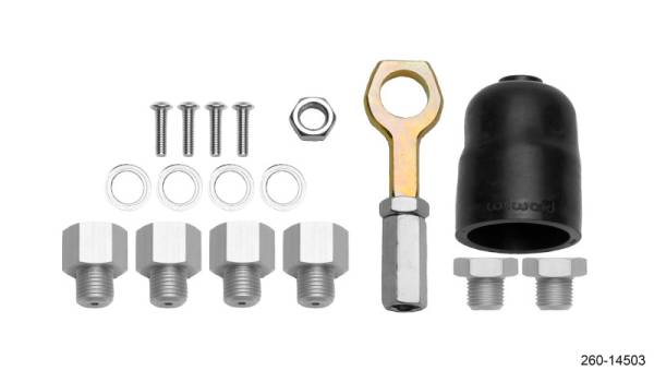 Wilwood - Wilwood Hardware Kit Tandem Master Cylinder - 7/8in & 15/16in Bore Mustang - 260-14503