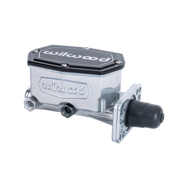 Wilwood - Wilwood Compact Tandem Master Cylinder w/ Mopar 4 Bolt Flange 1-1/8in Bore - Chrome - 260-16793-P