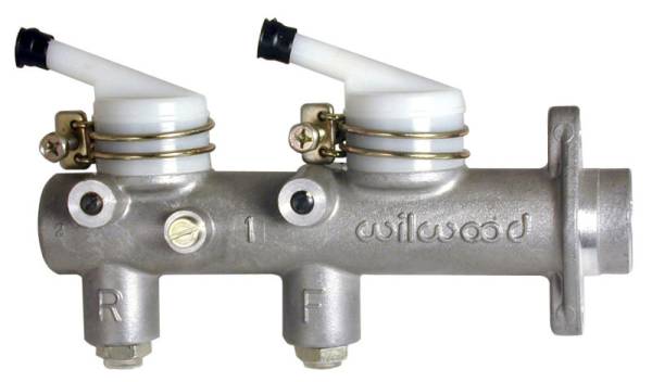 Wilwood - Wilwood Tandem Master Cylinder - 1in Bore w/ Remote Reservoirs - 260-7563