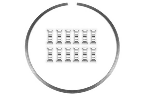 Wilwood - Wilwood 8.80in Diameter Dynapro Lug Rotor and Snap Ring Dynamic Kit - Stainless Steel - 300-14913