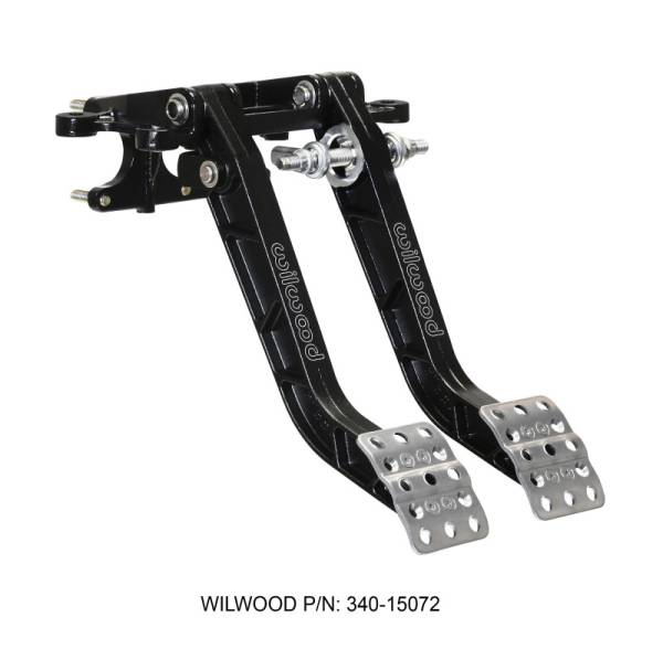 Wilwood - Wilwood Adjustable-Trubar Dual Pedal - Brake / Clutch - Fwd. Swing Mount - 6.25:1 - 340-15072