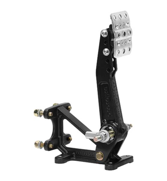 Wilwood - Wilwood Adjustable-Trubar Ratio Pedal - Dual MC - Floor Mount - 5.25:1-6:1 - 340-16377