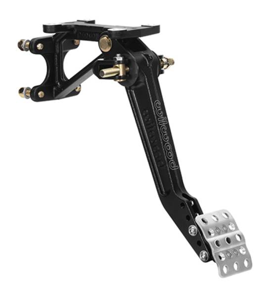 Wilwood - Wilwood Adjustable Balance Bar Single Brake Pedal - Single M/C - Swing Mount - 6.25-7:1 - 340-16379
