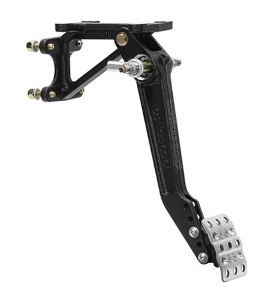 Wilwood - Wilwood Adjustable Tru-Bar Single Brake Pedal - Swing Mount - 6.25-7:1 - 340-16380