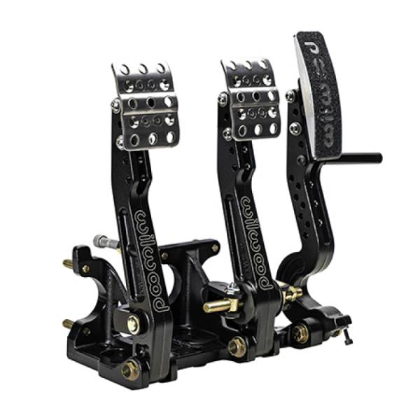 Wilwood - Wilwood Adjustable Balance Bar Brake, Clutch, Throttle - Floor Mount - 4.75-5.75:1 - 340-16602