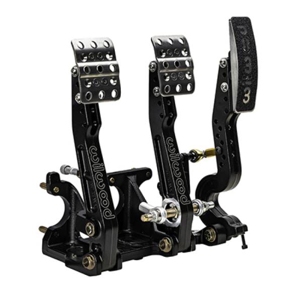 Wilwood - Wilwood Adjustable Tru-Bar Brake, Clutch, Throttle w/ Linkage - Floor Mount - 4.75-5.75;1 - 340-16605