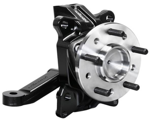 Wilwood - Wilwood Spindle Kit Pair w/ Hub & Steering Arm 71-87C10 Pickup 2.50in Drop - 831-14202